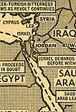 MAP OF MIDEAST TOUBLE SPOTS