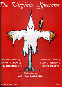 COVER: 1957 SPECTATOR JIM CROW ISSUE