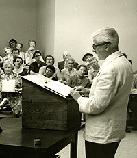 FAULKNER READING IN ROUSS HALL